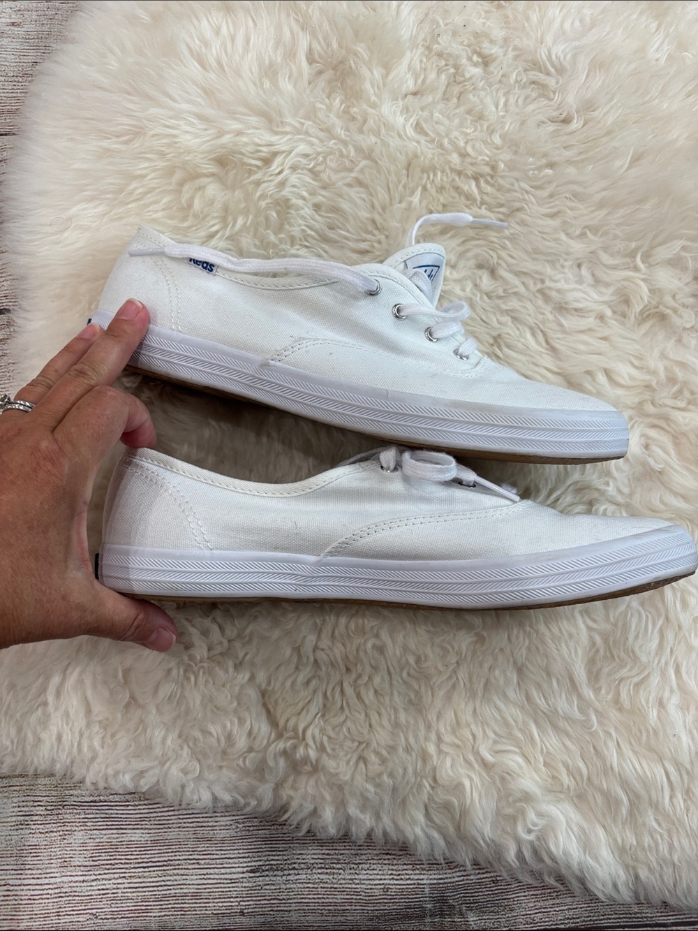 Keds Canvas Lace-Up Sneakers - Picture 11 of 13